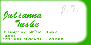 julianna tuske business card